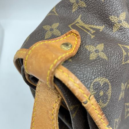  LOUIS VUITTON ルイヴィトン ショルダーバッグ ソミュール35 モノグラム M42254 ブラウン系