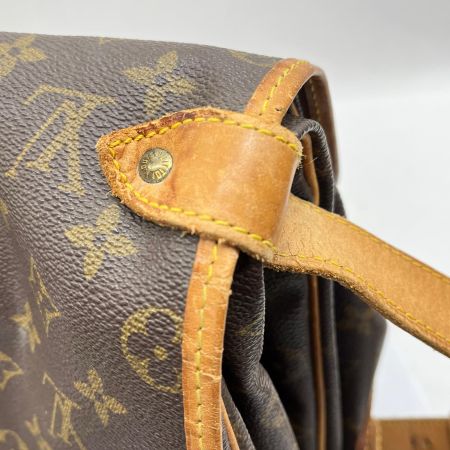  LOUIS VUITTON ルイヴィトン ショルダーバッグ ソミュール35 モノグラム M42254 ブラウン系
