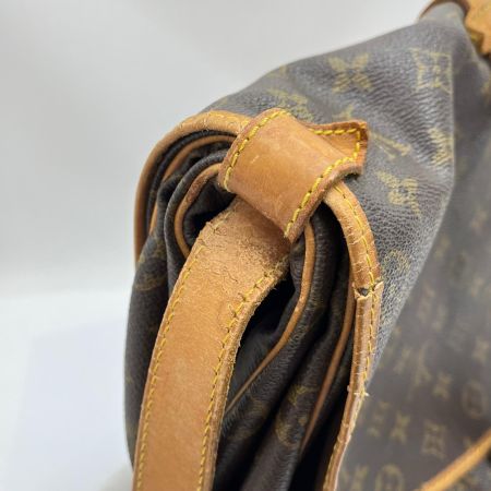  LOUIS VUITTON ルイヴィトン ショルダーバッグ ソミュール35 モノグラム M42254 ブラウン系