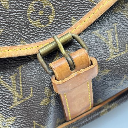  LOUIS VUITTON ルイヴィトン ショルダーバッグ ソミュール35 モノグラム M42254 ブラウン系