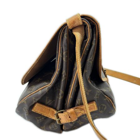  LOUIS VUITTON ルイヴィトン ショルダーバッグ ソミュール35 モノグラム M42254 ブラウン系