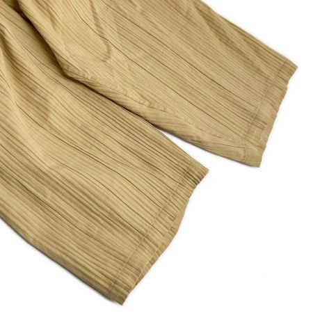  JURGEN LEHL ヨーガンレール カーディガン プリーツ Mサイズ レディース ミセス ベージュ ブラウン