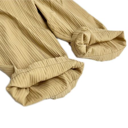  JURGEN LEHL ヨーガンレール カーディガン プリーツ Mサイズ レディース ミセス ベージュ ブラウン