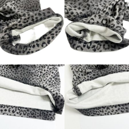  ITALIYA イタリヤ 伊太利屋 半袖カットソー 13号 アニマル柄 ヒョウ柄 2ポッケ レディース ミセス  ライトグレー