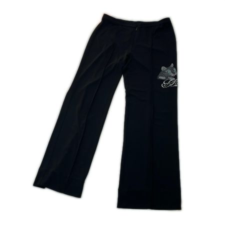  ITALIYA イタリヤ 伊太利屋 パンツ 9号 シシダシキャット レディース ミセス ブラック