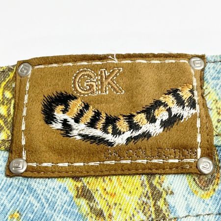  ITALIYA イタリヤ 伊太利屋 パンツ 11号 ビッグペイズリー レディース ミセス スカイブルー