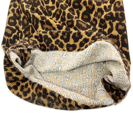  ITALIYA イタリヤ 伊太利屋 パンツ 11号 ヒョウ柄 レディース ミセス 裾スレ有 ブラウン