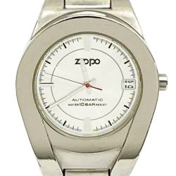 ◆◆ ZIPPO ジッポー 腕時計 自動巻き 本体のみ ステンレススチール デイト付 Bランク