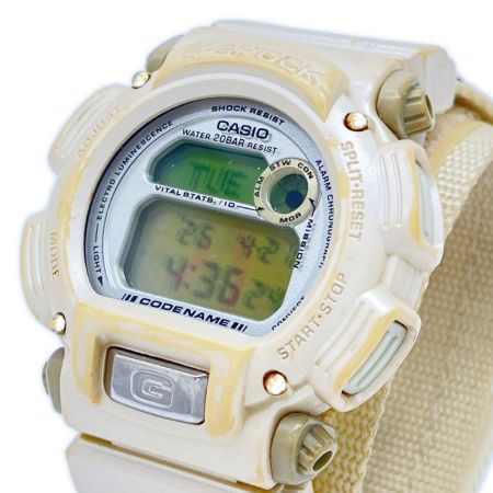  CASIO カシオ 腕時計 クォーツ G-SHOCK 本体のみ 色褪せ・汚れアリ DW-8800 ホワイト