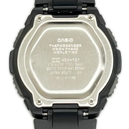  CASIO カシオ FISHING GEAR 腕時計 デジアナウォッチ フィッシングギア クォーツ 本体のみ  AQW-101 ブラック