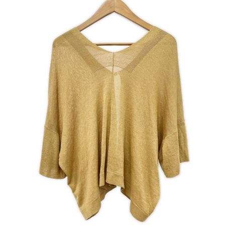  JURGEN LEHL ヨーガンレール カーディガン Mサイズ レディース ミセス ベージュ ブラウン