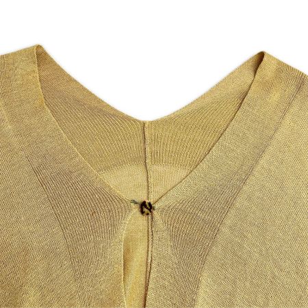  JURGEN LEHL ヨーガンレール カーディガン Mサイズ レディース ミセス ベージュ ブラウン