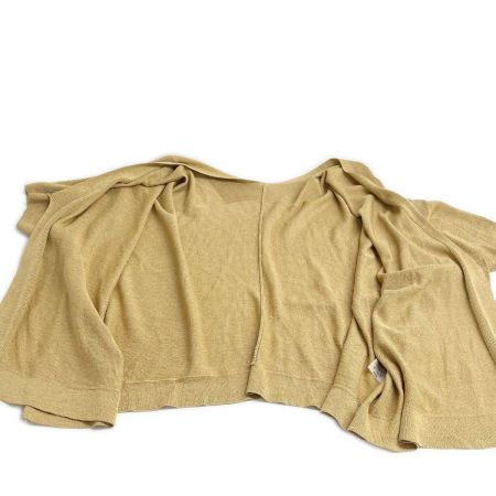  JURGEN LEHL ヨーガンレール カーディガン Mサイズ レディース ミセス ベージュ ブラウン