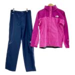 ◆◆ THE NORTH FACE ザノースフェイス セットアップ  Lサイズ GORE-TEX レディース NPW11525 ショッキングピンクネイビー Bランク