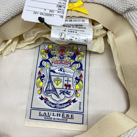  LAULHERE ベレー帽 サイズ104 L ベージュ