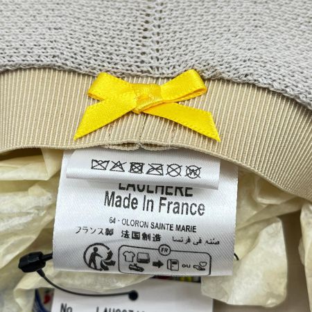  LAULHERE ベレー帽 サイズ104 L ベージュ
