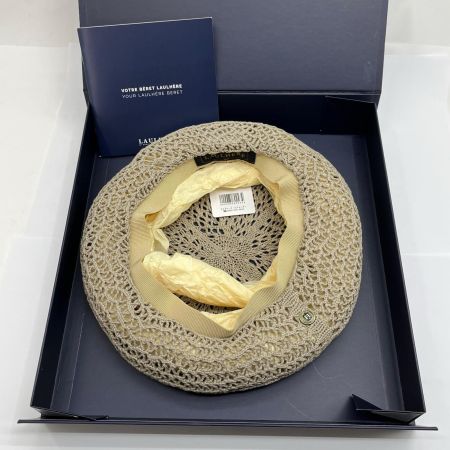  LAULHRE ベレー帽 タグ付き 102 S ベージュ