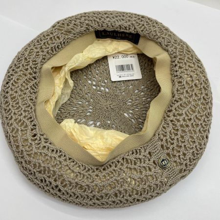  LAULHRE ベレー帽 タグ付き 102 S ベージュ