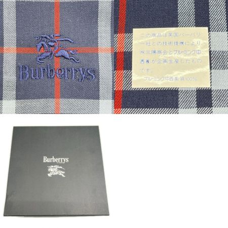  Burberrys バーバリーズ ハンカチ 3枚セット ベージュ ネイビー ホワイト ノバチェック 箱付