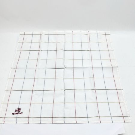  Burberrys バーバリーズ ハンカチ 3枚セット ベージュ ネイビー ホワイト ノバチェック 箱付