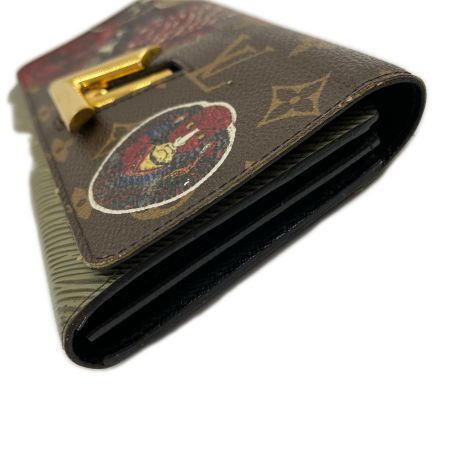  LOUIS VUITTON ルイヴィトン 長財布 ポルトフォイユ･ツイスト 山本寛斎コラボ イニシャル入 M67260 ブラウン系