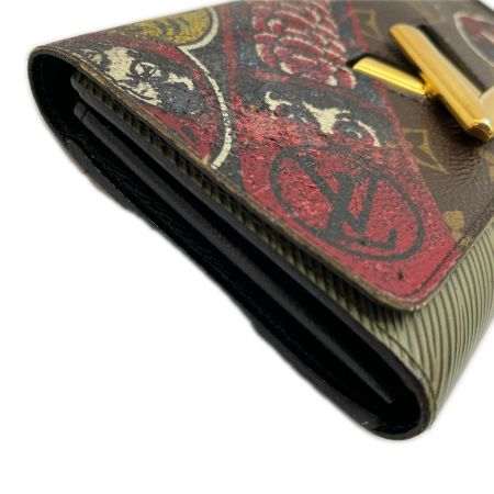  LOUIS VUITTON ルイヴィトン 長財布 ポルトフォイユ･ツイスト 山本寛斎コラボ イニシャル入 M67260 ブラウン系