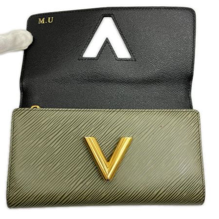  LOUIS VUITTON ルイヴィトン 長財布 ポルトフォイユ･ツイスト 山本寛斎コラボ イニシャル入 M67260 ブラウン系