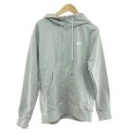 ◆◆ NIKE ナイキ ジップパーカー Mサイズ 未使用品 メンズ BV2649-063 ライトグレー Sランク