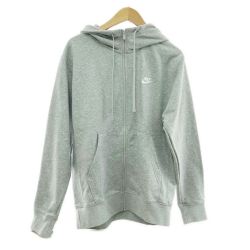 ◆◆ NIKE ナイキ ジップパーカー Mサイズ 未使用品 メンズ BV2649-063 ライトグレー Sランク
