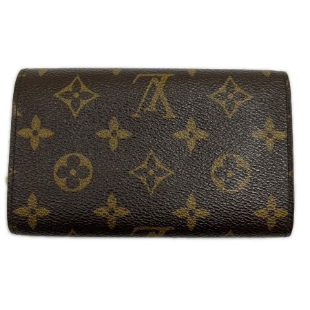  LOUIS VUITTON ルイヴィトン 2つ折り財布 ポルト モネ・ビエ トレゾール M61730 ブラウン系