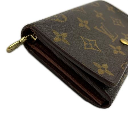  LOUIS VUITTON ルイヴィトン 2つ折り財布 ポルト モネ・ビエ トレゾール M61730 ブラウン系