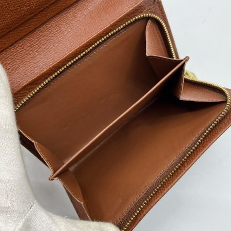  LOUIS VUITTON ルイヴィトン 2つ折り財布 ポルト モネ・ビエ トレゾール M61730 ブラウン系