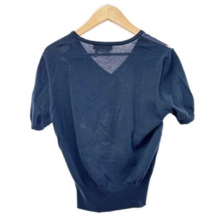  Salvatore Ferragamo サルヴァトーレフェラガモ カットソー 半袖 花 レディース ネイビー