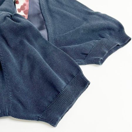  Salvatore Ferragamo サルヴァトーレフェラガモ カットソー 半袖 花 レディース ネイビー