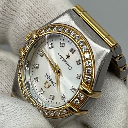 OMEGA オメガ クォーツ 腕時計 コンステレーション 2026.03電池交換済 ステンレススチール シェル 1267.75 シルバー/ゴールド