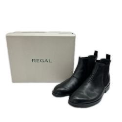 ◆◆ REGAL リーガル ショートブーツ 25cm GORE-TEX 箱付 メンズ ブラック Bランク