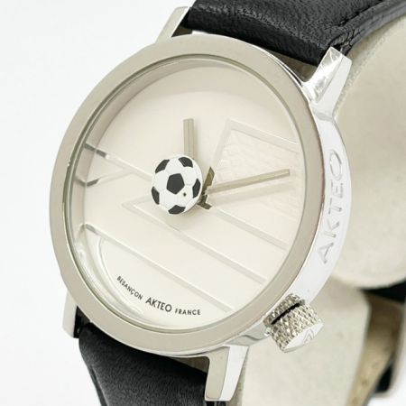  AKTEO 腕時計 アクテオ クオーツ サッカー J.C. MARESCHAL 箱付 メンズ