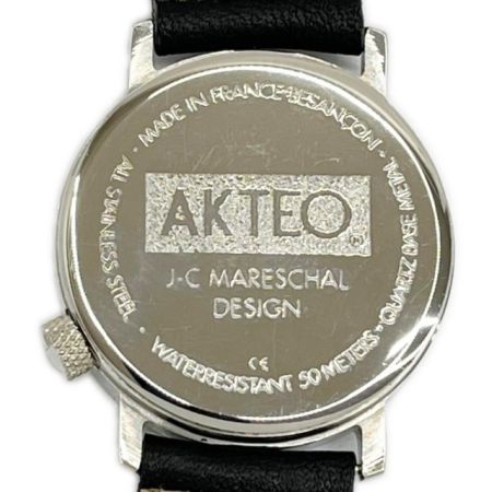  AKTEO 腕時計 アクテオ クオーツ サッカー J.C. MARESCHAL 箱付 メンズ