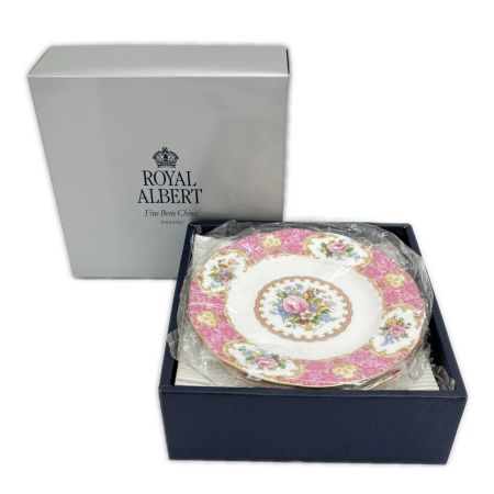  ROYAL ALBERT ロイヤルアルバード ケーキプレート6枚セット ケーキ皿 レディーカーライル 洋食器 未使用品
