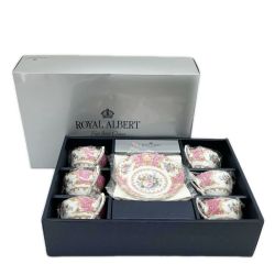 ◆◆ ROYAL ALBERT ロイヤルアルバート カップ&ソーサー 6客セット 未使用品 洋食器 箱付 Sランク