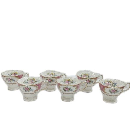  ROYAL ALBERT ロイヤルアルバート カップ&ソーサー 6客セット 未使用品 洋食器 箱付