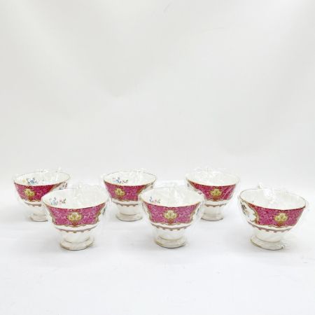  ROYAL ALBERT ロイヤルアルバート カップ&ソーサー 6客セット 未使用品 洋食器 箱付