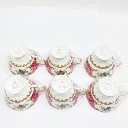  ROYAL ALBERT ロイヤルアルバート カップ&ソーサー 6客セット 未使用品 洋食器 箱付