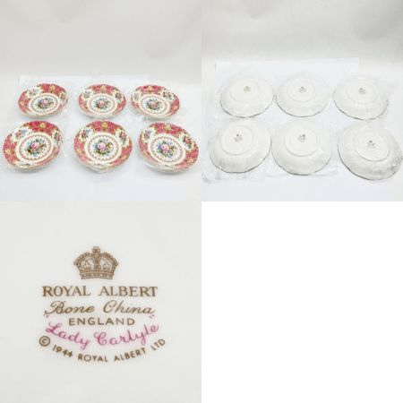  ROYAL ALBERT ロイヤルアルバート カップ&ソーサー 6客セット 未使用品 洋食器 箱付
