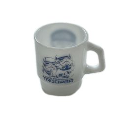 ◆◆ Fire King ファイヤーキング マグカップ コップ スターウォーズ ストームトルーパー STORM TROOPER  Bランク