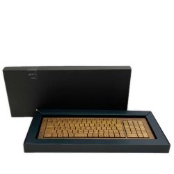 ◆◆ Hacoa ハコア 木製キーボード 2018年製 箱付 パソコン PC周辺機器 full keyboard Bランク
