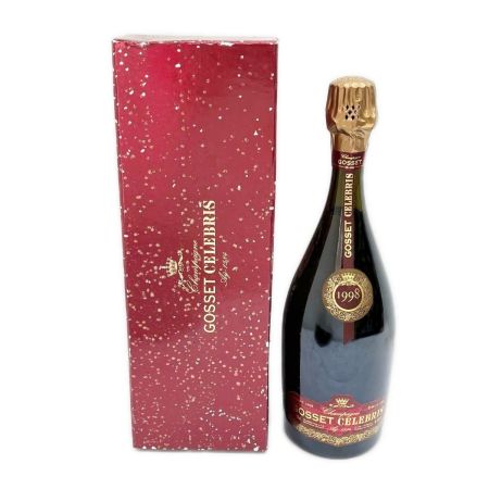   GOSSET CELEBRIS ゴッセ セレブリス シャンパン 1998年 750ml 12％ 箱付 未開栓