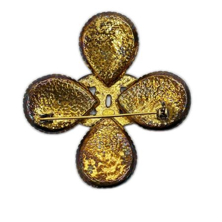  CHANEL シャネル ココマーク ブローチ 96/A ゴールド