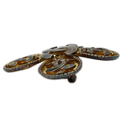  CHANEL シャネル ココマーク ブローチ 96/A ゴールド