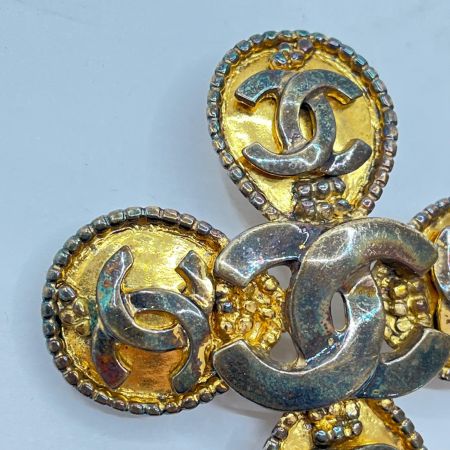  CHANEL シャネル ココマーク ブローチ 96/A ゴールド